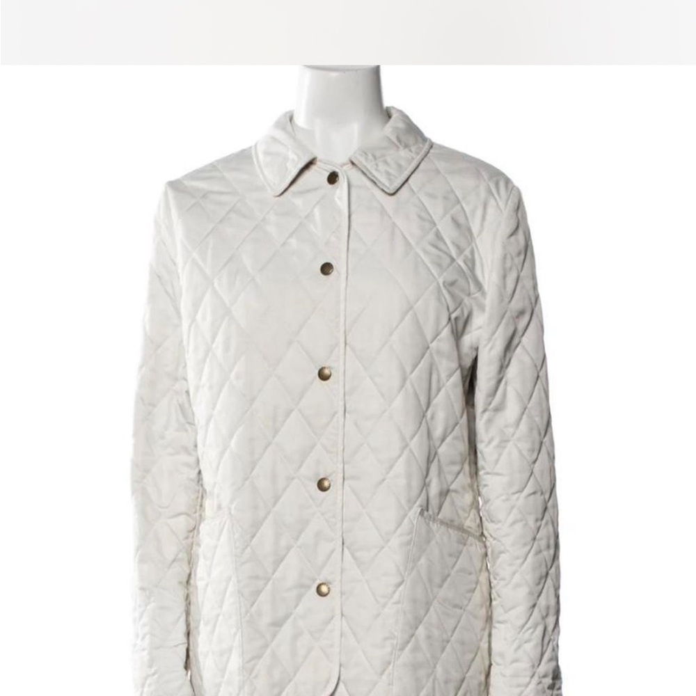 Burberry white Quilted Puffer Jacket